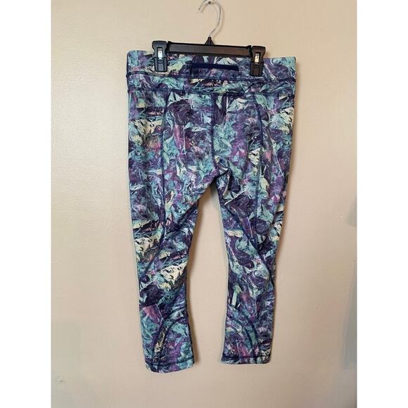Lululemon Run: Inspire Crop II *All Full-On Luxtreme Iridescent Multi size 8 - Picture 2 of 3